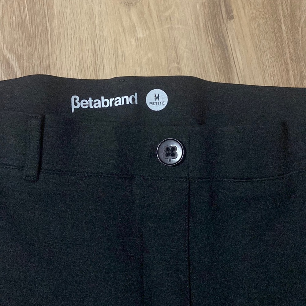 Betabrand Dress Pants Yoga Pants bootcut Charcoal Gray